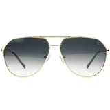 Escobar Designer Sunglasses The Gold Goddess Black Gradient