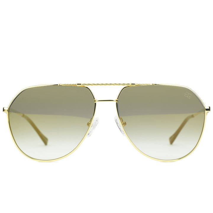 Escobar Designer Sunglasses The Gold Goddess Brown Gradient