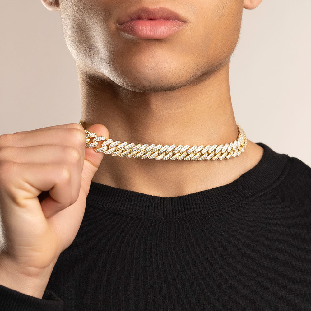 Gold mens choker chain Clearance