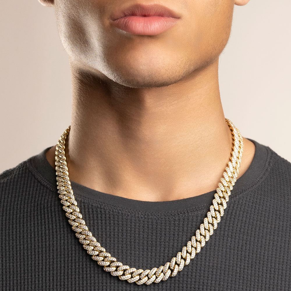 The Gold Gods Solid White Gold Rope Chain