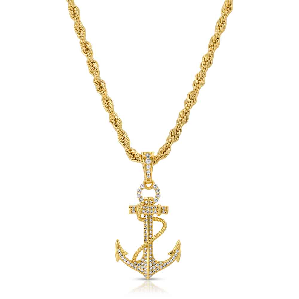 Anchor Pendant outlets with Rope Chain