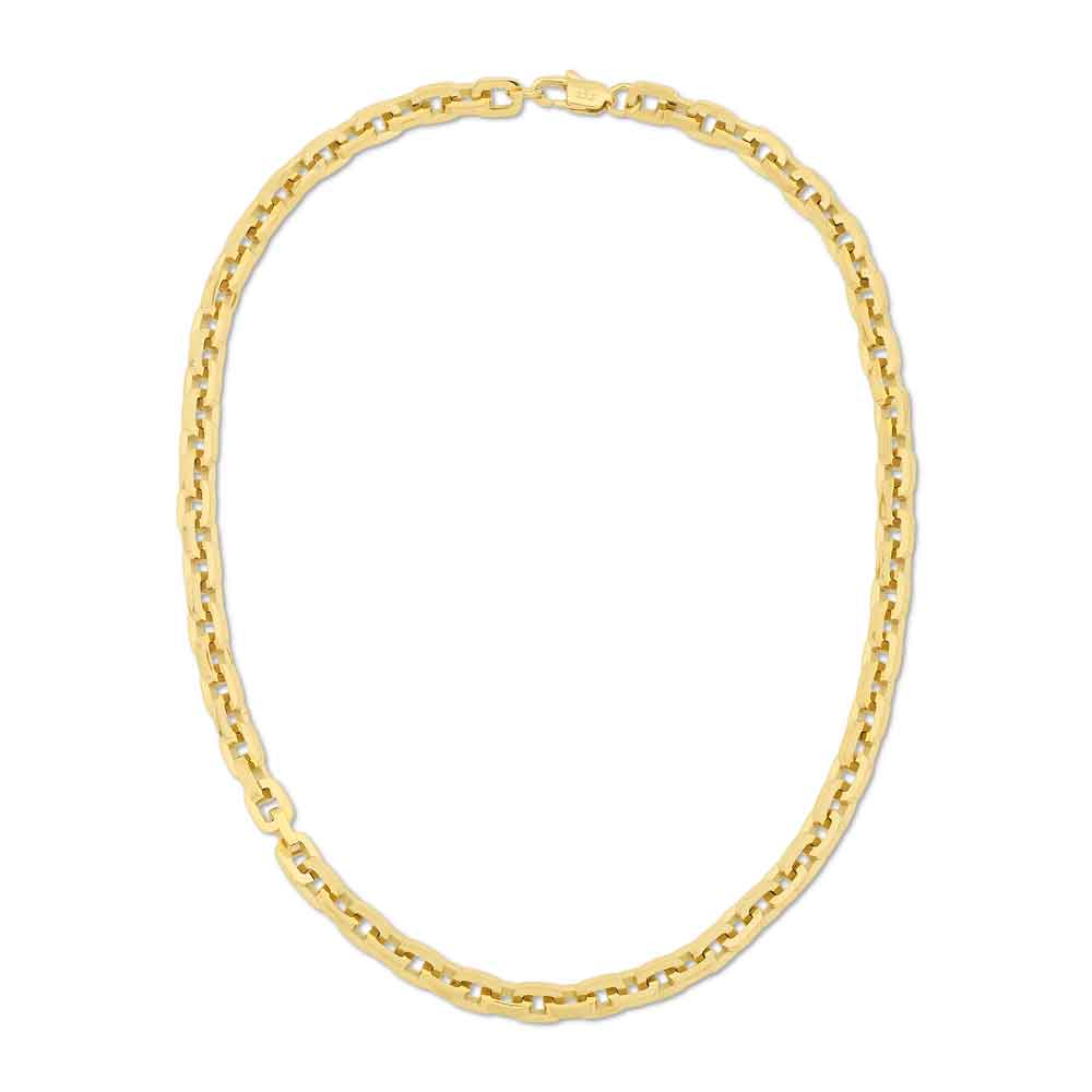 The Gold Gods Solid Gold Cable Link Chain