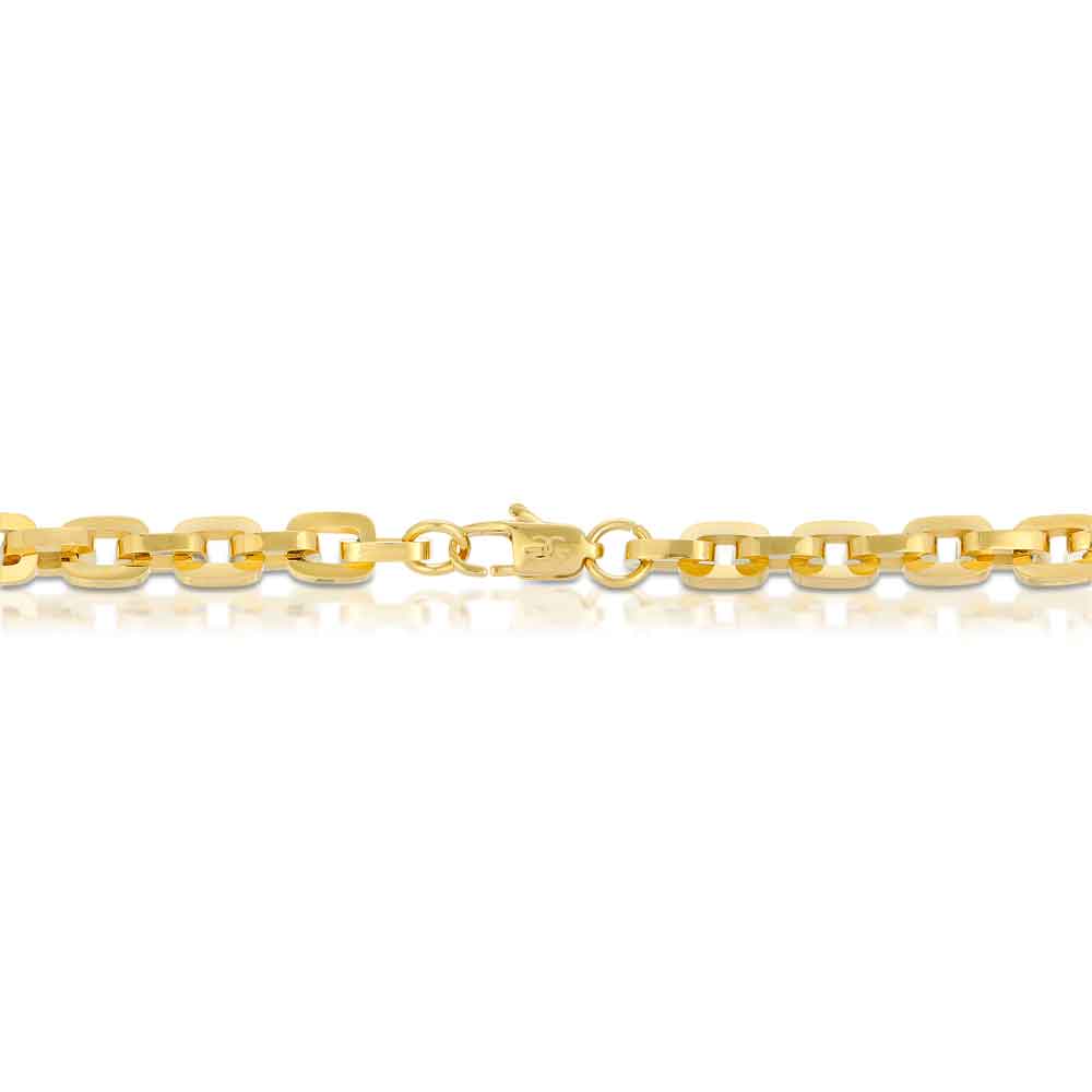 Solid Gold Rope Bracelet (Hollow) | The Gold Gods