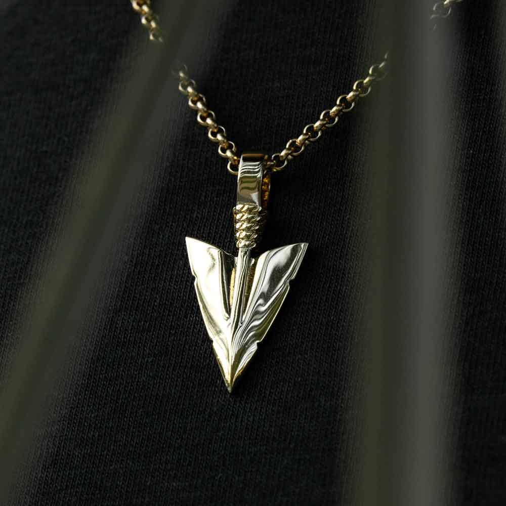 PIERCING HEART - Vintage Alloy Silver Arrow Pendant with Adjustable Pu –  THE MEN THING