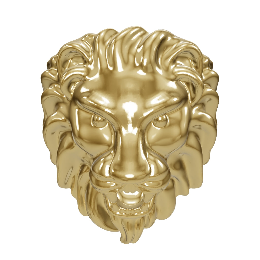 Lion Head  Gold Ring  The Gold Gods®