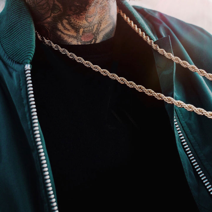 Rope Gold Chain 6mm The Gold Gods Lifestyle