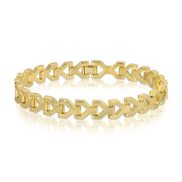 gold-plain-y-link-bracelet-