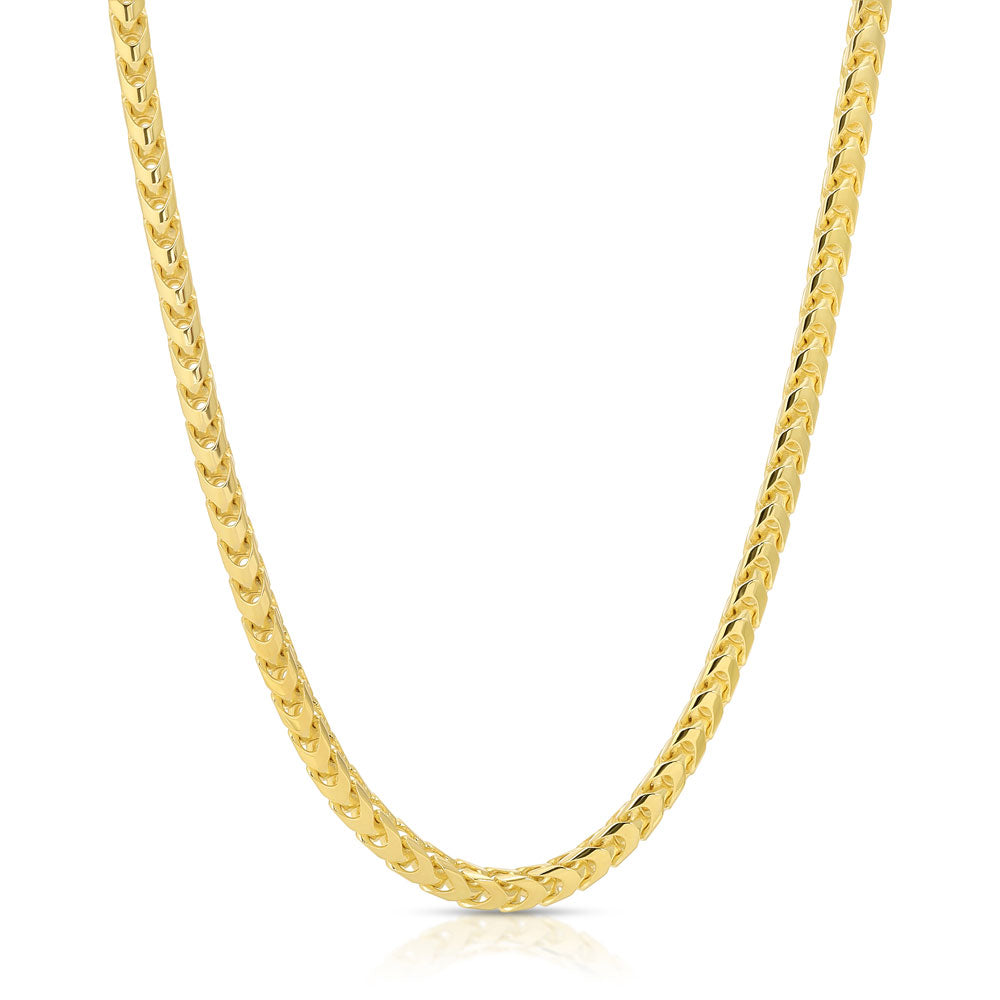 Solid Gold Franco Chain Necklace The Gold Gods 1