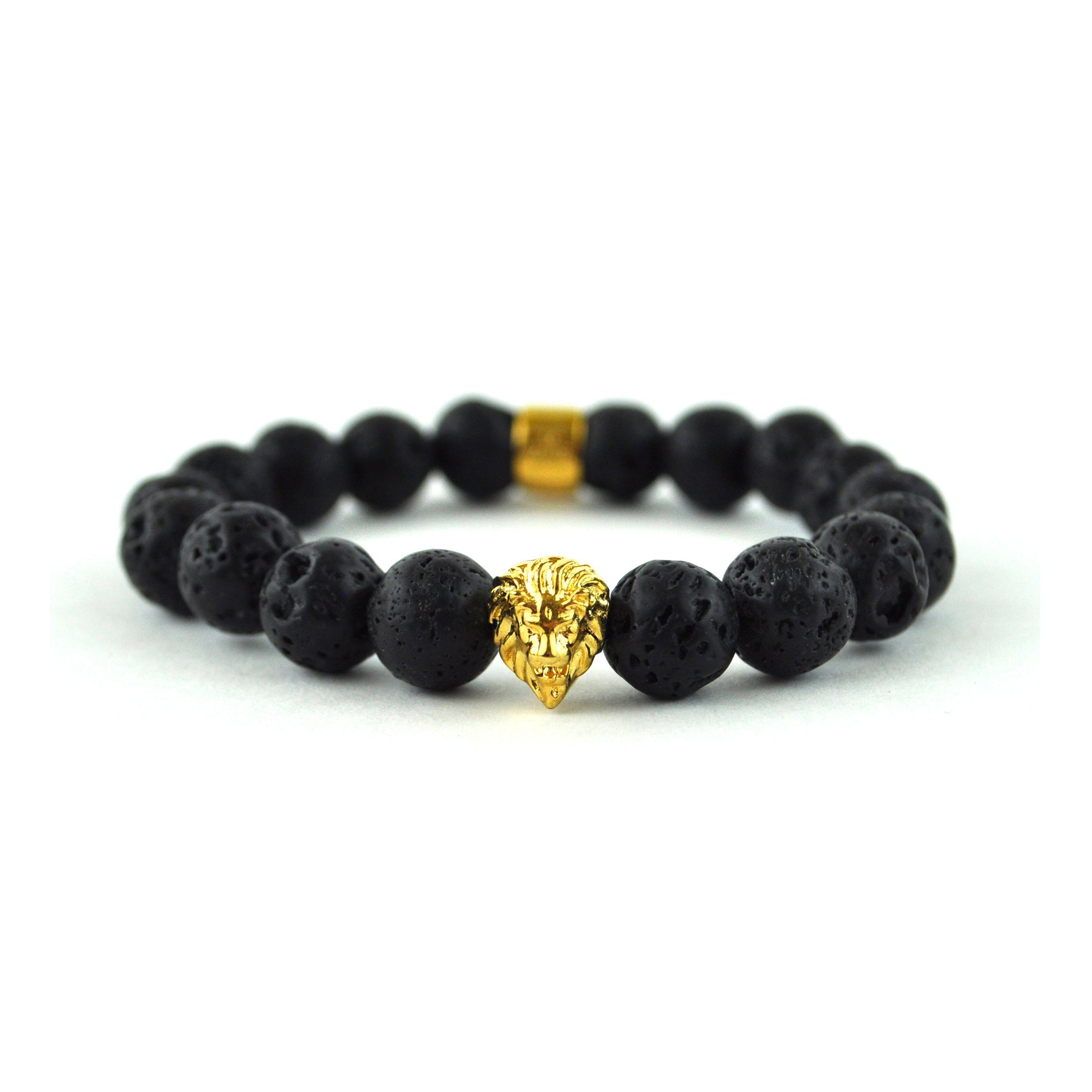 lion lavastone bracelet front2