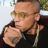 Luminaries Sunglasses The Gold Gods Brown Gradient Lifestyle