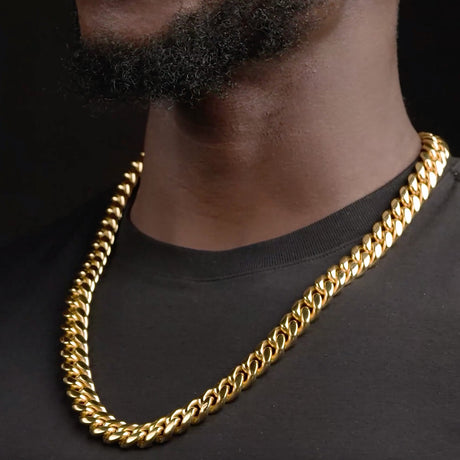 Miami Cuban Link Chain 14mm The Gold Gods 26 inch