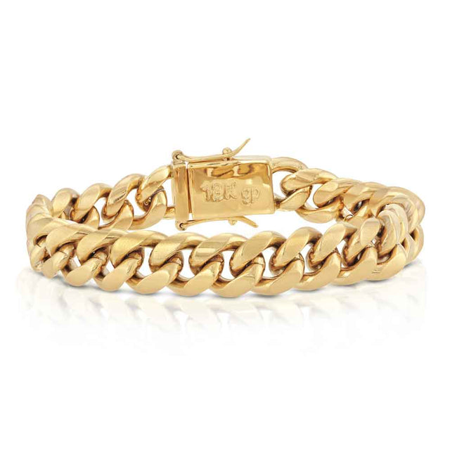 Cuban Link Bracelet 12mm | The Gold Gods