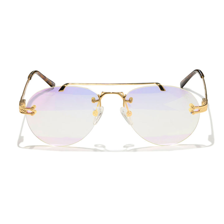 Helios Aviator Designer Sunglasses in Crystal Multi Flash The Gold Gods 