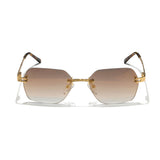 Brown Gradient Helios Hex Sunglasses The Gold Gods