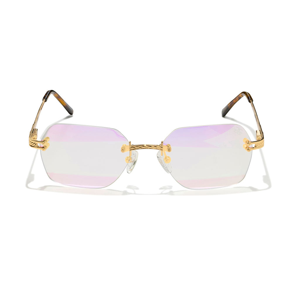 Crystal Helios Hex Sunglasses The Gold Gods