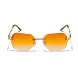 Orange Gradient Helios Hex Sunglasses The Gold Gods
