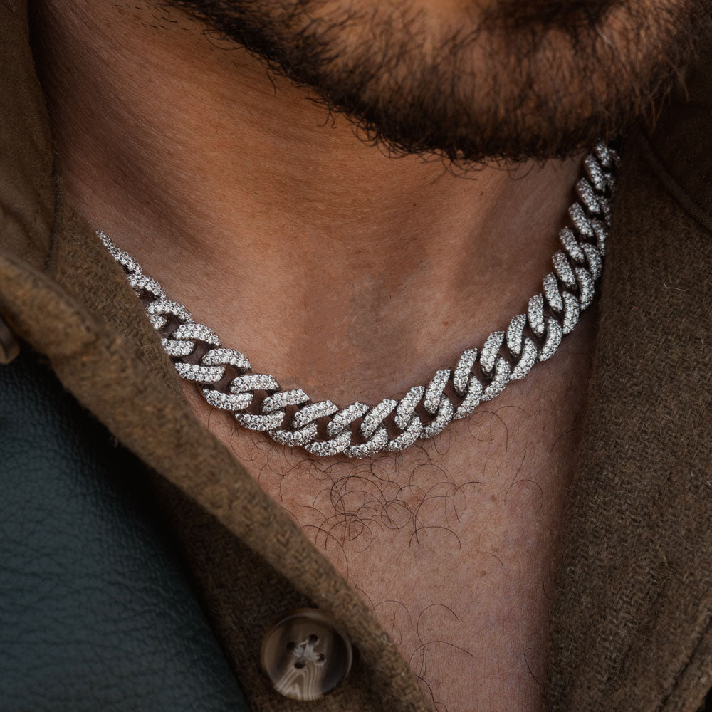 Cuban link real diamonds Clearance