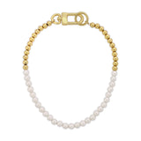 Half & Half Gold Pearl Chain The Gold Gods 3