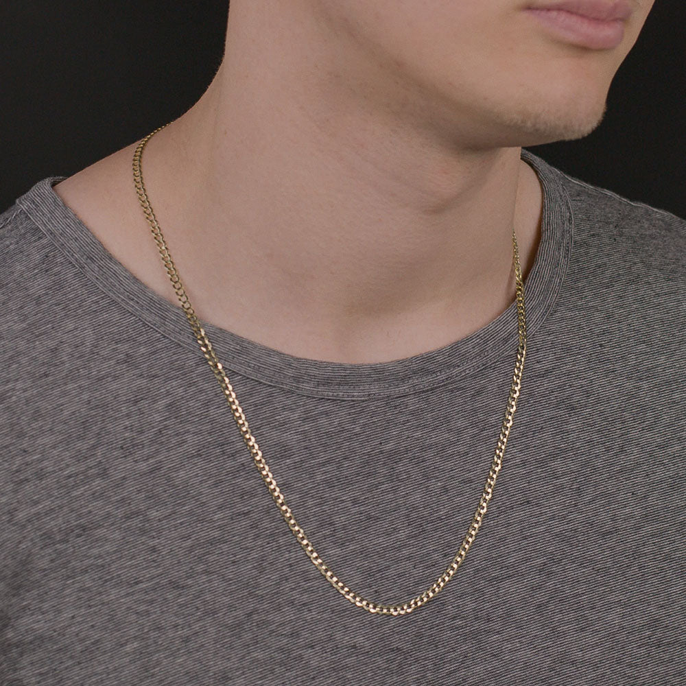 Solid Gold Cuban Link Chain 10K - 14K | The Gold Gods