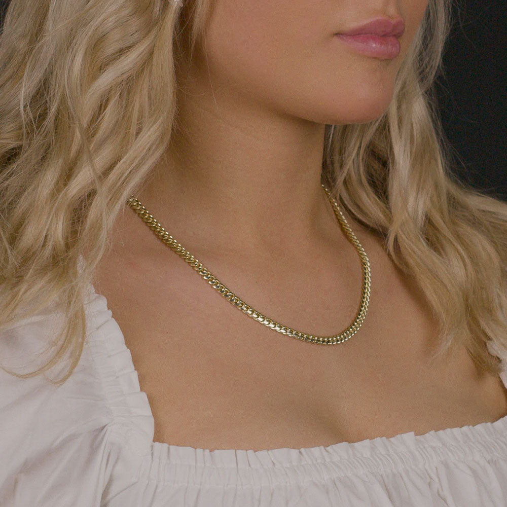 Womens Cuban Link Chain | 12mm Diamond Prong Cuban Chain 18k Gold Women Womens Cuban Link Chain | 12mm Diamond Prong Cuban Chain 18k Gold Women