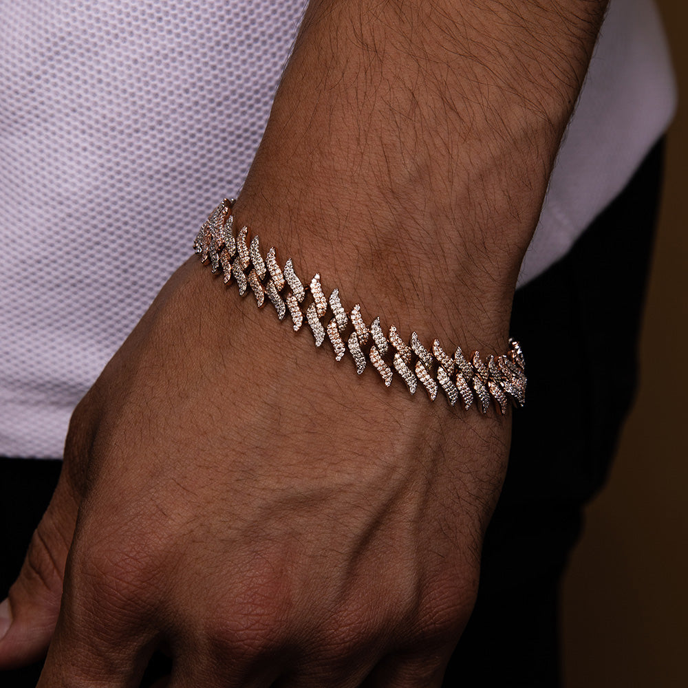 .925 Silver Cuban Link Bracelet (8mm) | The Gold Gods