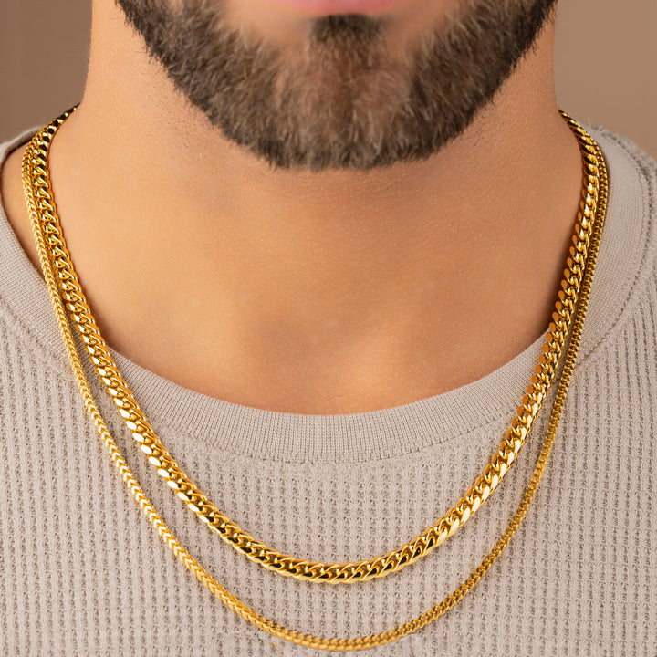 Gold Vermeil .925 Silver 6mm 20 inch Miami Cuban Link Chain The Gold Gods 1