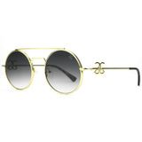Visionaries Sunglasses The Gold Gods Black Gradient Side