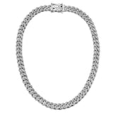 white gold Diamond Cuban Link Chain (12mm) The Gold Gods 2
