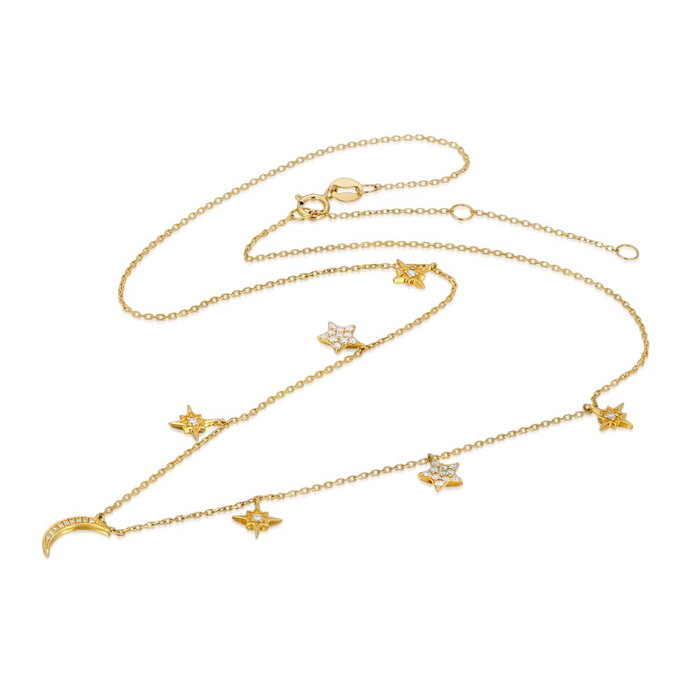 Unwritten 14K Gold Plated Elephant and Blue Enamel Beads Layered Necklace  Set, 3 Pieces | CoolSprings Galleria