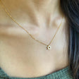 Womens 14k Solid Gold Diamond Star of David Necklace The Gold Goddess