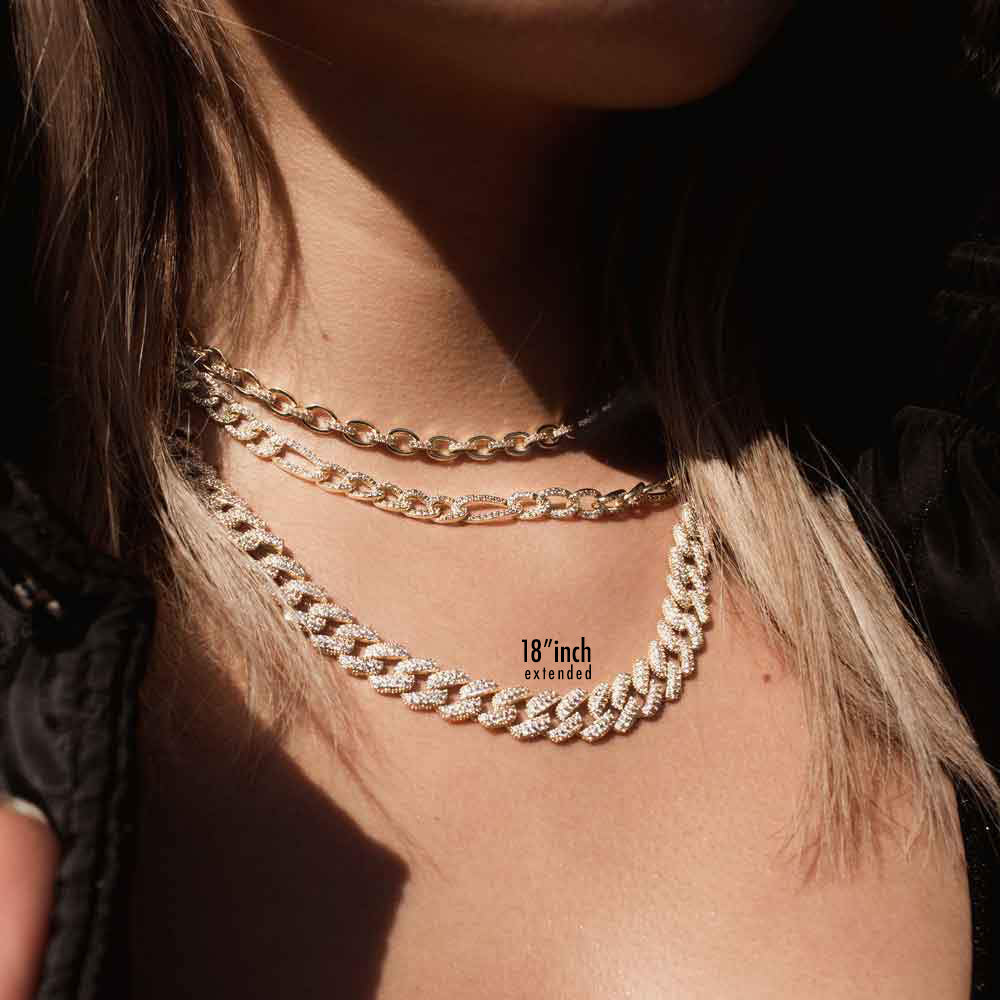 Women's Diamond Choker Necklace The Gold Goddess – The Gold Gods