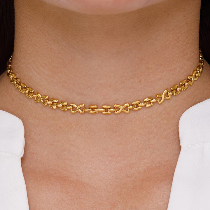 Womens Hera Choker Necklace The Gold Goddess